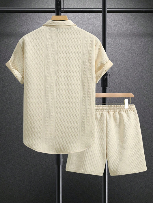 Conjunto Casual Hombre: Camisa Suelta y Shorts de Manga Corta - Image 19