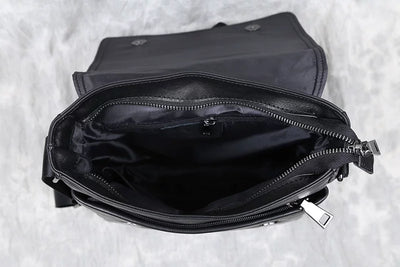 Mochila Ejecutiva de Cuero Genuino con Bolsa Crossbody Vertical de Alta Capacidad - Image 42