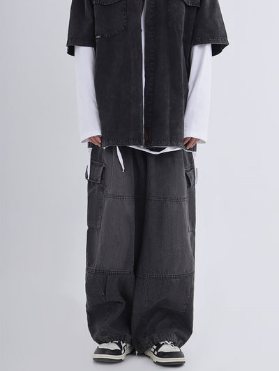 Jeans de Trabajo Holgados Efecto Desgastado - Image 18