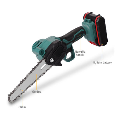 Mini Motosierra Eléctrica de Mano con Batería de Litio - Image 13