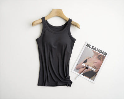 Camiseta Interior con Protector de Tirantes Integrado sin Costuras - Image 77