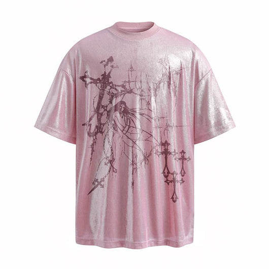 Camiseta Estampada Estilo Americano con Diseño de Arte Marcial para Hombre - Image 20