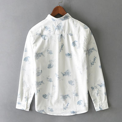 Camisa Estampada Manga Larga Casual para Hombre - Versatilidad Total - Image 21