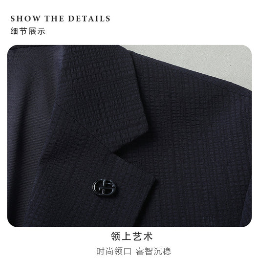 Blazer Casual de Lujo Minimalista para Hombre - Chaqueta Sofisticada y Versátil - Image 8