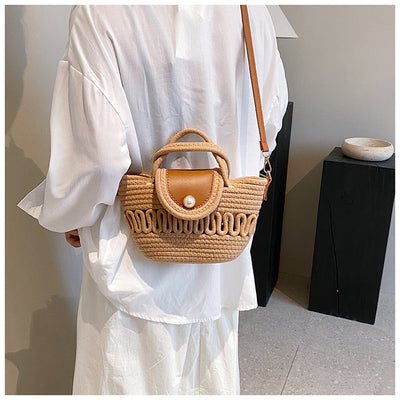 Bolso Crossbody Tejido Calado a Juego para Mujer - Image 23