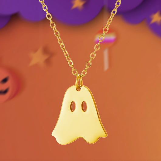 Collar con Dije de Calabaza y Fantasma para Halloween - Image 75
