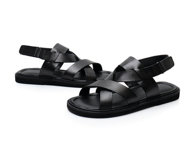 Sandalias Casuales de Cuero Genuino para Hombre - Comodidad de Verano - Image 21
