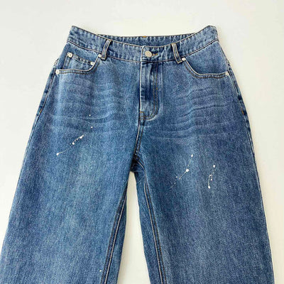 Jeans de Patchwork con Contraste de Colores Efecto Lavado - Image 11