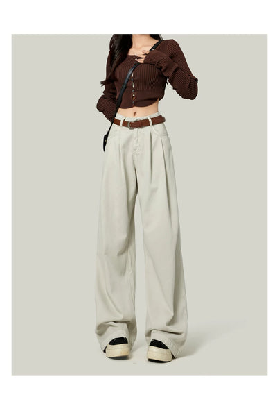 Pantalones Rectos de Tiro Alto para Mujeres Petite - Image 33