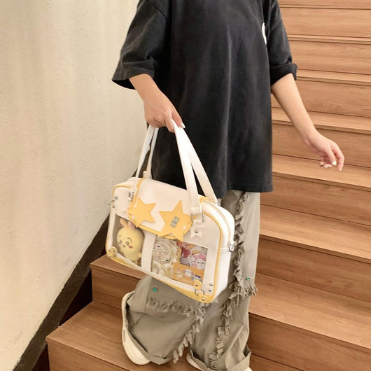 Bolso Mensajero de Hombro Estilo Preppy Original Portátil - Image 30