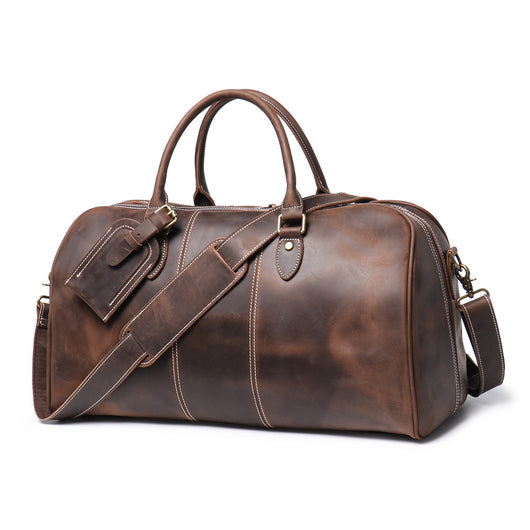 Bolsa de Viaje Portátil para Hombre en Cuero Genuino Estilo Retro - Image 50