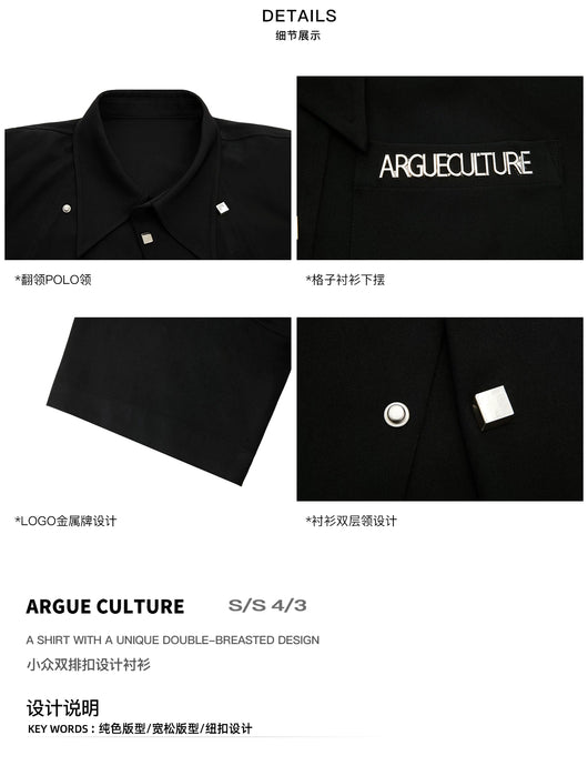 Camisa Casual Holgada de Manga Corta Premium para Hombre - Image 11