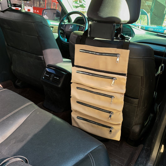 Bolsa Organizadora Canvas para Asiento de Auto - Gran Capacidad - Image 11