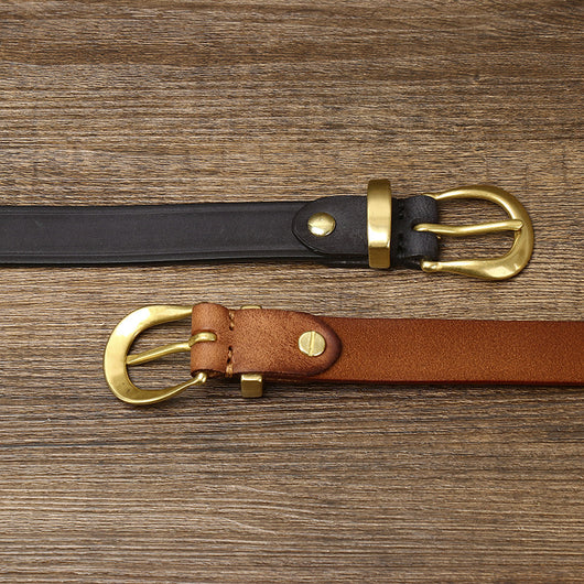 Cinturón de Cuero Genuino para Mujer - Diseño Retro Versátil - Image 39