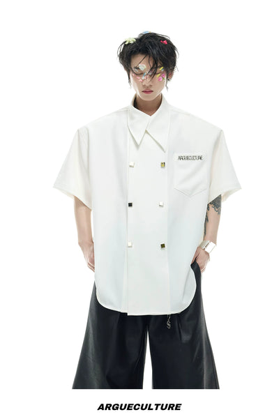 Camisa Casual Holgada de Manga Corta Premium para Hombre - Image 18