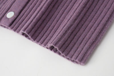 Cardigan de Cachemira Corto para Mujer - Cuello Solapa Otoño Temprano - Image 22