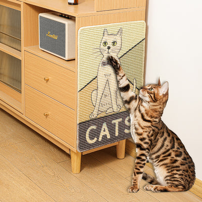 Rascador de Sisal para Gatos con Diseño Impreso - Sin Polvo - Image 16