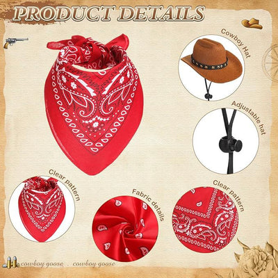 Conjunto Toalla Saliva Sombrero Vaquero para Fiesta de Jardín - Image 26