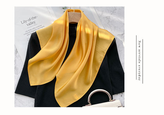 Pañuelo de Seda Elegante Retro para Primavera y Otoño - Image 37