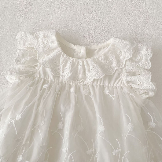 Jumpsuit Elegante con Mangas Volantes y Encaje Transparente - Image 29