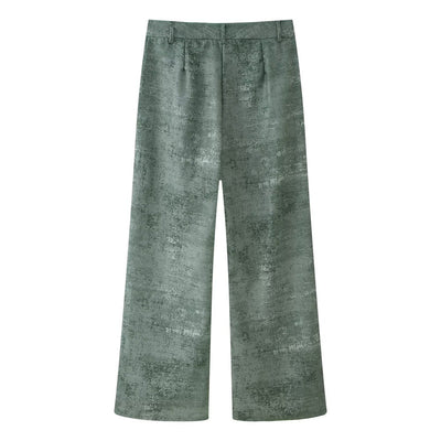 Conjunto de Dos Piezas: Blusa Bordada y Pantalón Pierna Ancha - Image 32