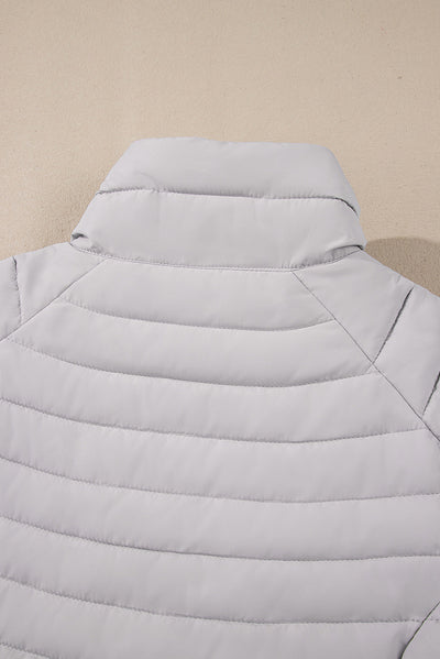Chaqueta Acolchada de Algodón para Mujer con Cuello Tipo Mao - Image 31