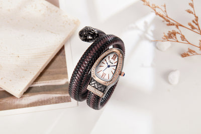 Reloj de Moda con Correa de Cuero y Diamantes - Image 10