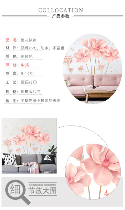 Adhesivos Florales para Dormitorio - Decoración de Pared Autoadhesiva - Image 7