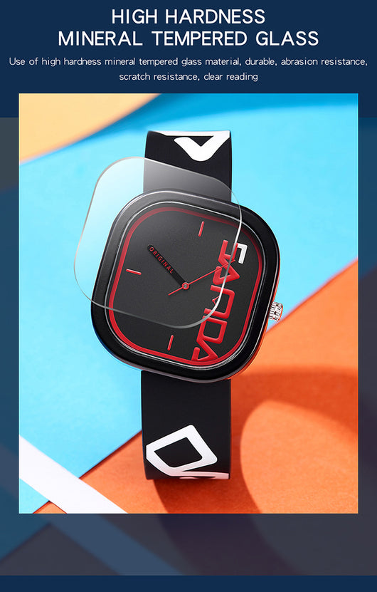 Reloj de Moda Cuadrado en Silicona Resistente al Agua - Image 18