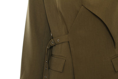 Blazer Ajustado de Corte Irregular para Hombre - Colección Industrial - Image 20