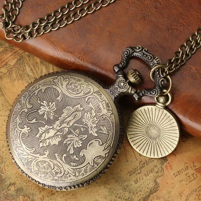 Reloj de Bolsillo Clásico Británico con Encaje en Relieve - Image 9