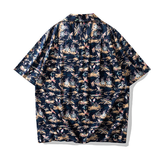 Camisa Hawaiana Cuello Cubano Floral - Image 56