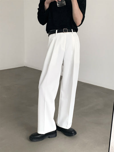 Pantalones Anchos Efecto Drapeado Estilo Urbano Relajado - Image 24