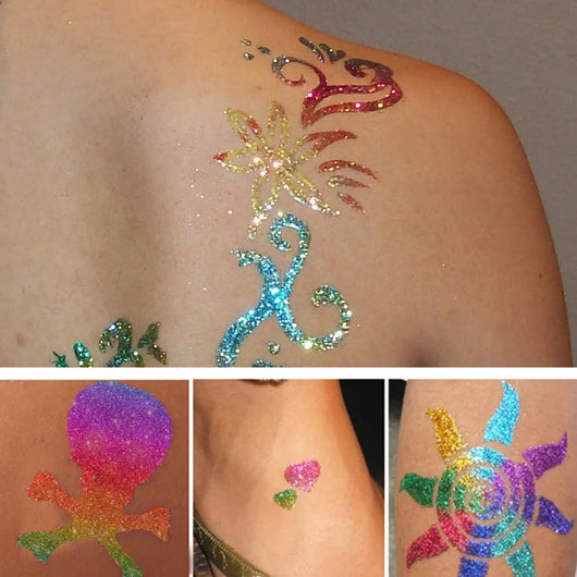 Adhesivo Corporal para Tatuajes Temporales, Glitter y Maquillaje Artístico - Image 17