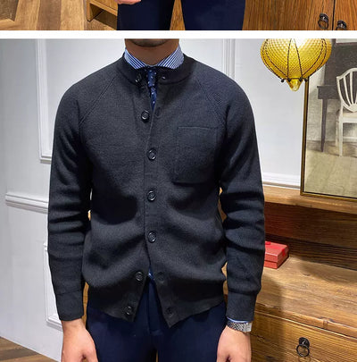 Cardigan Tejido Cuello Redondo Ajustado - Prenda Versátil para Capas - Image 17
