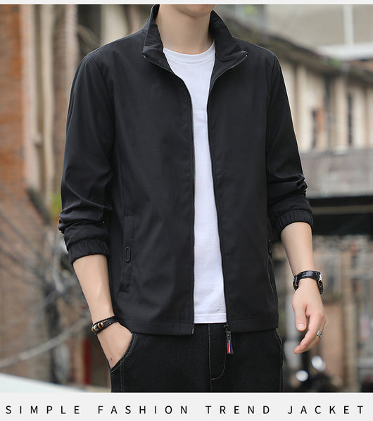 Chaqueta Cuello de Pie Clásica para Hombre - Image 16