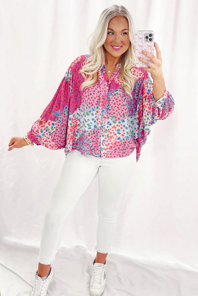 Camisa Suelta de Manga Larga con Combinación de Colores - Image 18
