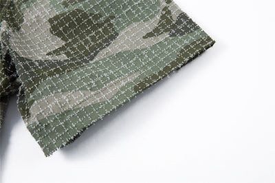 Camisa Retro Camuflaje Americana Manga Corta para Hombre - Image 14