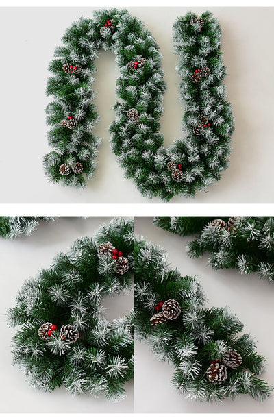 Decoración Colgante de Piña y Ramitas con Tejido Ratán Natural - Image 10