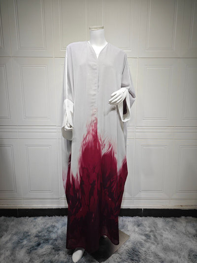 Cardigan Robe con Cambio de Color Degradado - Image 13