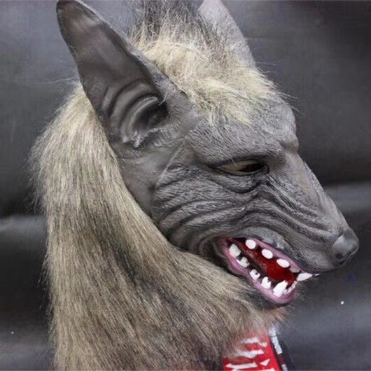 Máscara de Lobo con Guantes Animal - Disfraz Integral de Lobo - Image 24