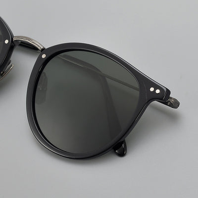 Gafas de Sol Polarizadas de Titanio Puro Japonesas Artesanales Transparentes - Image 13