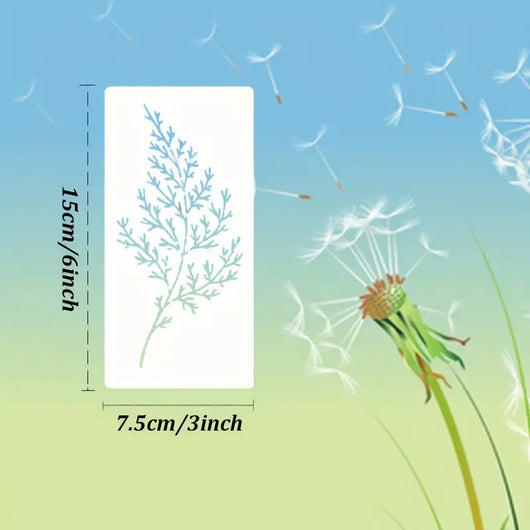 Plantilla de Pintura con Spray para Flores Silvestres - Image 19