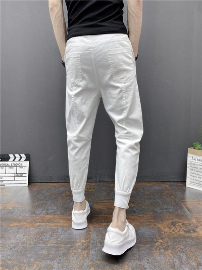 Pantalones Harem Tobilleros Ajustados de Cintura Elástica - Image 25