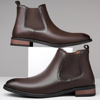 Botas Chelsea de Cuero para Hombre - Estilo Ejecutivo Puntiagudo - Image 22