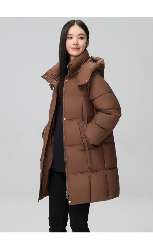 Abrigo Acolchado de Algodón Talla Grande para Mujer - Image 27