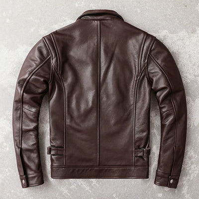 Saco de Vestir Marrón Oscuro para Hombre Talla Grande con Solapa Clásica - Image 14