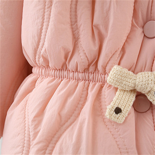 Abrigo Acolchado Térmico de Algodón Grueso para Niñas - Image 21
