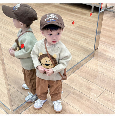 Suéter Pullover Coreano para Niños - Estilo Occidental - Image 32