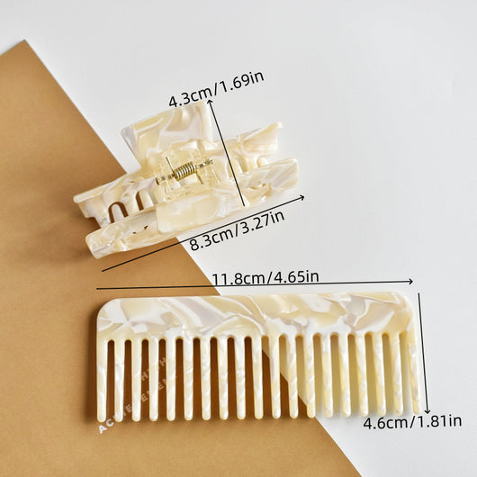Peine Desenredante de Dientes Anchos con Ácido Acético - Image 24